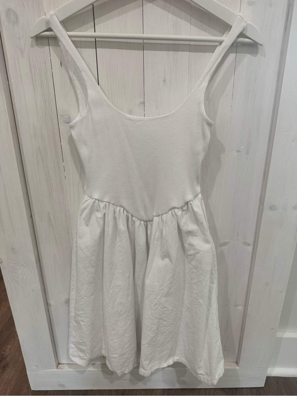 No Boundaries White Tank-Style Casual Dress